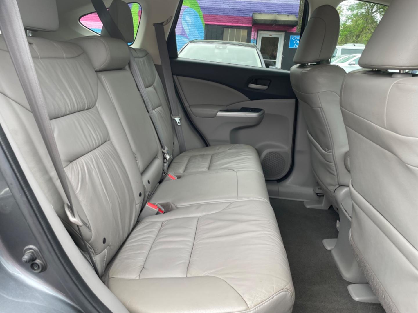 2014 GRAY HONDA CR-V EX-L (2HKRM3H73EH) with an 2.4L engine, Automatic transmission, located at 5103 Dorchester Rd., Charleston, SC, 29418-5607, (843) 767-1122, 36.245171, -115.228050 - Clean interior with Leather, Sunroof, Backup Camera, 6-Disc CD/AUX/Sat, Hands-free Phone, Dual Climate Control, Power Everything (windows, locks, seats, mirrors), Heated Seats, Keyless Entry, Alloy Wheels. Local Trade-in!! 188k miles Located at New Life Auto Sales! 2023 WINNER for Post & Courier's - Photo#13